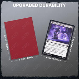Protège-cartes de collection JUZI en PP mat, personnalisables, portables et écologiques pour cartes de jeu Pokémon et Yu-Gi-Oh! - Product Image 4