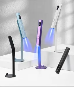2024 새로운 휴대용 휴대용 USB 충전식 미니 UV LED 네일 드라이어 젤 매니큐어 빠른 건조