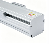 Module linéaire motorisé CNC Khmos HYS170 avec système à vis à billes, rail de guidage linéaire fermé, roulement en aluminium, course de 2000 mm, vitesse de 1000 mm/s