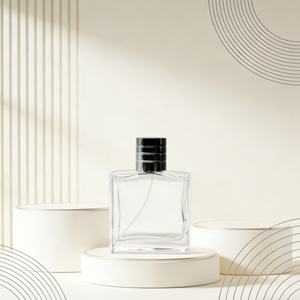 Custom Luxury Empty Clear 30ml 50ml <b>100ml</b> Fragrance Perfume <b>Glass</b> <b>Bottle</b> Square Cosmetic Spray <b>Bottle</b> With Box - Product Image 6