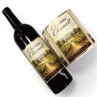 Autocollants métalliques gaufrés personnalisés, autocollants imprimés pour bouteilles de vin rouge et de parfum