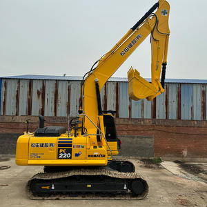 Excavadora Komatsu 220 Grande, Usada, Barata, Mini Excavadora Komatsu PC220 de Segunda Mano, Oruga Original Japonesa, Excavadora PC220 - Product Image 1