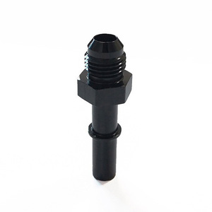 An6 Threaded To 3/8 Aluminum <b>Adapter</b> For Fuel Filter Pressure Regulator Injection Line Kit - Product Image 5