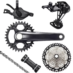 Grupo de Transmisión <span class=keywords><strong>SHIMANO</strong></span> <span class=keywords><strong>DEORE</strong></span> <span class=keywords><strong>XT</strong></span> <span class=keywords><strong>M8100</strong></span>, Juego de Bielas 30T 32T 34T 36T para Bicicleta de Montaña, 1x12 Velocidades, Desviador Trasero <span class=keywords><strong>M8100</strong></span> 10-51T - Product Image 1