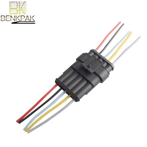 Conectores eléctricos automotrices impermeables de 5 pines con conector macho hembra de cable para motocicleta de <span class=keywords><strong>coche</strong></span> - Product Image 2