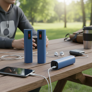 Power Bank S5 Blu 2600 mAh con Display Digitale per Ricarica Portatile - Product Image 3