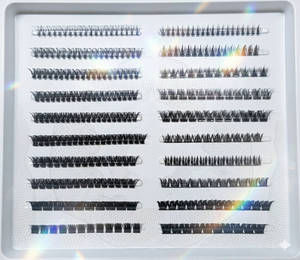 cluster lashes diy <b>eyelash</b> <b>extensions</b> self adhesive lash clusters natural volume lashes for beginners - Product Image 6