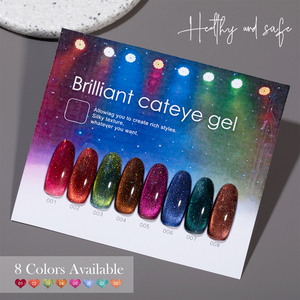 CAIXUAN 厂价免费样品 磁性指甲油出售 15ml 指甲油不含TPo/HEMA 专业亮泽猫眼凝胶 - Product Image 2