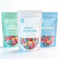 Pochette à fermeture éclair personnalisée, sac d'emballage alimentaire pour bonbons, pour le stockage des collations