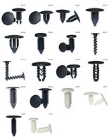 06401 Fourniture d'usine : Clips de fixation en plastique à encliquetage pour carrosserie automobile, pour attaches de porte coulissante GM Chrysler