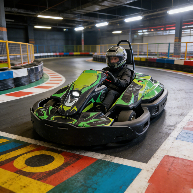 Crazy Drift Function Flexible Turning High Fun Karting Car Electric Go Kart For Adult For Extreme Sport Entertainment