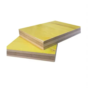 Chất lượng cao 21mm 27mm màu vàng 3-ply vân sam ván khuôn ván ép gỗ tấm thiết kế hiện đại E1 cho lợp xây dựng - Product Image 1