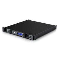 GOOERMI Amplificador de Potencia Digital Profesional de 4 Canales DSP FIR 1U, GaN Clase D, Dante PFC, 3500W, Procesador de Audio de Alta Potencia