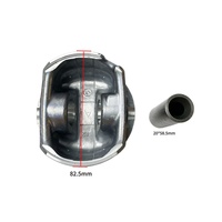 Stokta fabrika OEM ODM 82.5mm Piston kiti Audi VW C6 için 2.0T ithalat A3 A4 2.0 4 silindir benzinli motor OE 06067066t STD 0.50