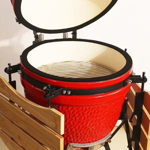 <span class=keywords><strong>Barbecue</strong></span> Kamado en céramique 19 pouces pour camping et extérieur, fumoir, vente en gros directe usine chinoise - Product Image 4