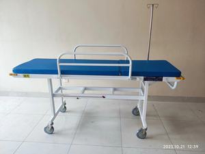 Vehículo de Transferencia No Magnético para Sala de TAC y Rayos X, Camilla para Pacientes, Carro para Resonancia Magnética, Equipo Médico Ginee - Product Image 3