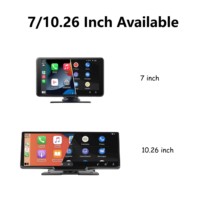 4K + 1080P Cámara dual 10.26 pulgadas Pantalla táctil WIFI Car Radio CarPlay Pantalla Android Auto Car Wireless Apple Carplay
