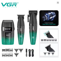 Tondeuse à cheveux professionnelle sans fil VGR V-640 S3, rasoir, 9000 tr/min, machine à couper les cheveux réglable pour hommes