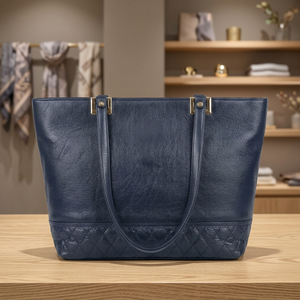 Sac à main en cuir d'agneau de luxe pour femmes BS INTERNATIONAL, fermeture éclair, deux sangles, grande capacité, souple, durable, léger - Product Image 2