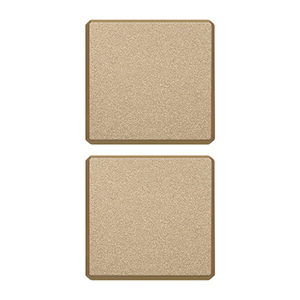 Flat Push <b>Button</b> Switch Gold Satin Finish 3.5x6.5x1.5mm <b>No</b> Symbol - Product Image 1