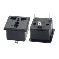 Enchufe de Extensión Industrial Multifuncional, Terminal de Soldadura, Accesorios Eléctricos Universales de Tres Pines, 13A, CE