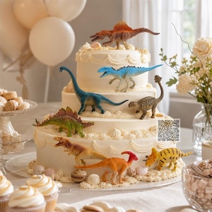 Figuras de Dinosaurios de Plástico Realistas, <span class=keywords><strong>Juego</strong></span> de 8 Piezas, Modelos de Dinosaurios de Juguete para Dioramas, Escenas, Mesa de Arena, <span class=keywords><strong>Juego</strong></span> Educativo de Mesa - Product Image 4