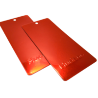 Revêtement en poudre métallique rouge antirouille pour quincaillerie métallique