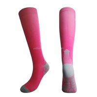Chaussettes de sport à compression graduée pour hommes, personnalisées, pour l'automne, le basketball, la course à pied, l'entraînement et la récupération, hauteur genou, 20-30 mmHg