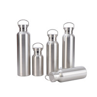 Bouteille d'eau sport isotherme à double paroi en acier inoxydable avec logo personnalisé, anti-fuite, portable, 300-1000 ml, cadeau d'entreprise