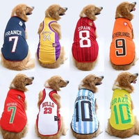 Pengiriman Cepat Pakaian Anjing Rompi Tanpa Lengan Motif Hewan Lucu Anti-Rontok Bahan Polyester Kasual Musim Semi Musim Panas Mewah