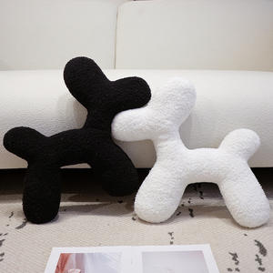 Oreiller de dossier en peluche en forme de chien de <span class=keywords><strong>dessin</strong></span> <span class=keywords><strong>animé</strong></span>, jouet en peluche, poupée chien, coussin de canapé pour la maison, poupée en tissu - Product Image 5