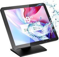 Moniteur tactile POS de 19 pouces, largement compatible et utilisable avec divers systèmes d'exploitation. 1280x1024, Windows 11/10