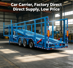 Remolque de Doble Plataforma para Transporte de Autos, Fabricante Chino, Venta al Por Mayor, 2 o 3 Ejes, Alta Capacidad, Costo Económico - Product Image 1