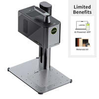 Machine de gravure laser portable miniature Lumitool F20 Fast AI, pour bijoux et métaux, gravure laser à fibre 20W.