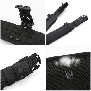 Ceinture tactique modulaire multifonctionnelle en polyester, ceinture robuste, ensemble de ceintures tactiques, cinturones tactico, ceinture de patrouille tactique rembourrée - Product Image 6