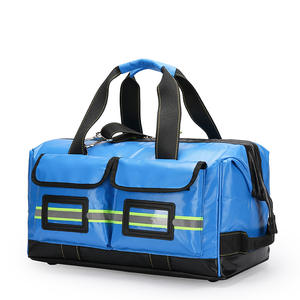 Borsa per traumi medici borse per pronto soccorso borsa medica vuota con divisori rimovibili ideale per infermiere fisioterapisti medici rossi - Product Image 5