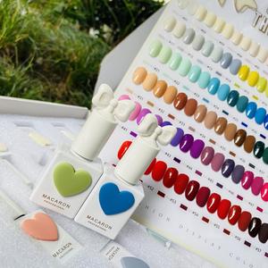 طلاء أظافر جيل Sansu كوري بالأشعة فوق البنفسجية 58 لونًا غراء محبوب مخصص زجاجة واحدة بلون واحد لمتاجر الأظافر - Product Image 5