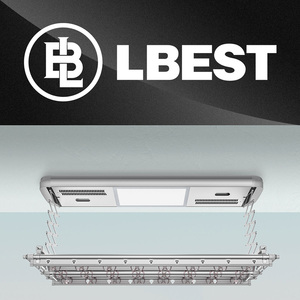Séchoir à linge motorisé en aluminium avec commande vocale et télécommande multiple, pour montage au <span class=keywords><strong>plafond</strong></span> ou sur balcon - Product Image 5