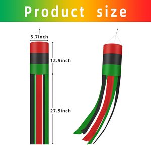 Nouveau drapeau ventiloche de 40 pouces pour Juneteenth et le Mois de l'<span class=keywords><strong>Histoire</strong></span> des Noirs, décoration suspendue d'extérieur pour la maison, la cour et le jardin, vente en gros - Product Image 3