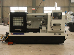 Độ chính xác cao ck6160 giường phẳng máy tiện CNC nhà máy bán hàng trực tiếp cường độ cao kim loại cho mặt bích chế biến - Product Image 6