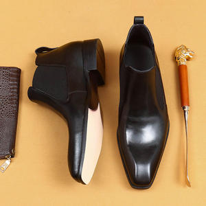 Botas de Tobillo de Cuero Genuino Originales 2025 para Hombre, Lavables, Hechas a Mano, Estilo Retro, Amekaki, con Cordones - Product Image 2