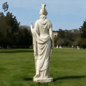 <span class=keywords><strong>Escultura</strong></span> de la <span class=keywords><strong>Diosa</strong></span> <span class=keywords><strong>Atenea</strong></span> de Estilo Europeo, Hecha a Medida, de Tamaño Real, en Mármol Blanco, para Decoración de Jardín o Villa - Product Image 5