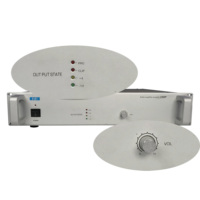 Sistema de sonido profesional pa, amplificador de audio digital híbrido, ip, para sistema de dirección público