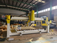 Enrutador CNC de puente de 4 ejes con soporte de fábrica de China, máquina de corte de piedra MGRANITE, importación de losa de piedra de cuarzo CAD, mármol de granito