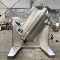 Mélangeur à mouvement 3D en acier inoxydable SUS304 / Agitateur multi-directionnel / Mélangeur de poudre avec moteur pas à pas, capacité 50L