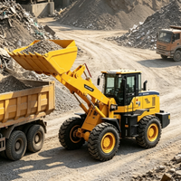 Chargeurs frontaux de 5 tonnes avec moteur WP10H et godet de 3,6/4,0 m³ – Machine de chargement pour la construction