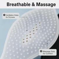 Caleçons de bain imprimés pour hommes, fabriqués en usine OEM, avec protection intime en silicone, trous respirants, picots de massage et soutien 3D