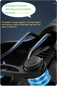 Siège de vélo <span class=keywords><strong>confortable</strong></span> pour hommes et femmes avec double absorption des chocs, <span class=keywords><strong>selle</strong></span> antidérapante et étanche, rebond élevé. - Product Image 5