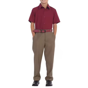 Uniforme Escolar de Algodón de Diseño Único, Precio Económico, Talla Personalizada, Color Personalizado, Alta Calidad, Gran Venta - Product Image 3