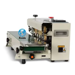 Small and medium-sized transmission tape sealing machine countertop continuous heat sealing machine